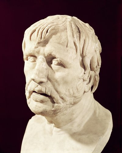 Bust of Seneca by Roman